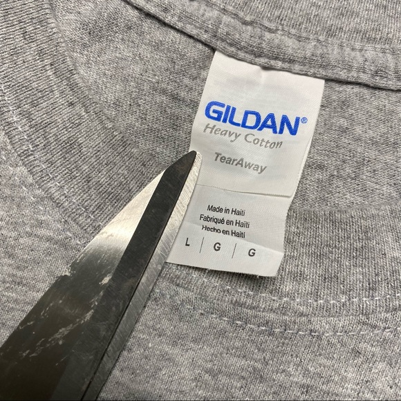 L Gray Gildan Key West Print Computer Solve Tshirt - Picture 4 of 5